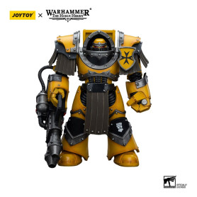 JoyToy Imperial Fists - Legion Cataphractii Terminator Squad - Legion Cataphractii with Heavy Flamer 1/18