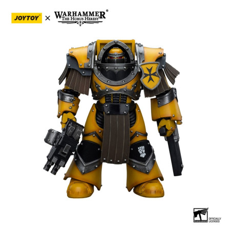 JoyToy Imperial Fists - Legion Cataphractii Terminator Squad - Legion Cataphractii with Chainfist 1/18