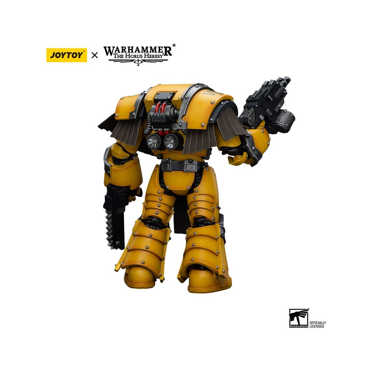 JoyToy Imperial Fists - Legion Cataphractii Terminator Squad - Legion Cataphractii with Chainfist 1/18