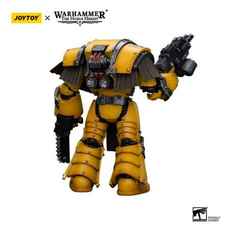 JoyToy Imperial Fists - Legion Cataphractii Terminator Squad - Legion Cataphractii with Chainfist 1/18