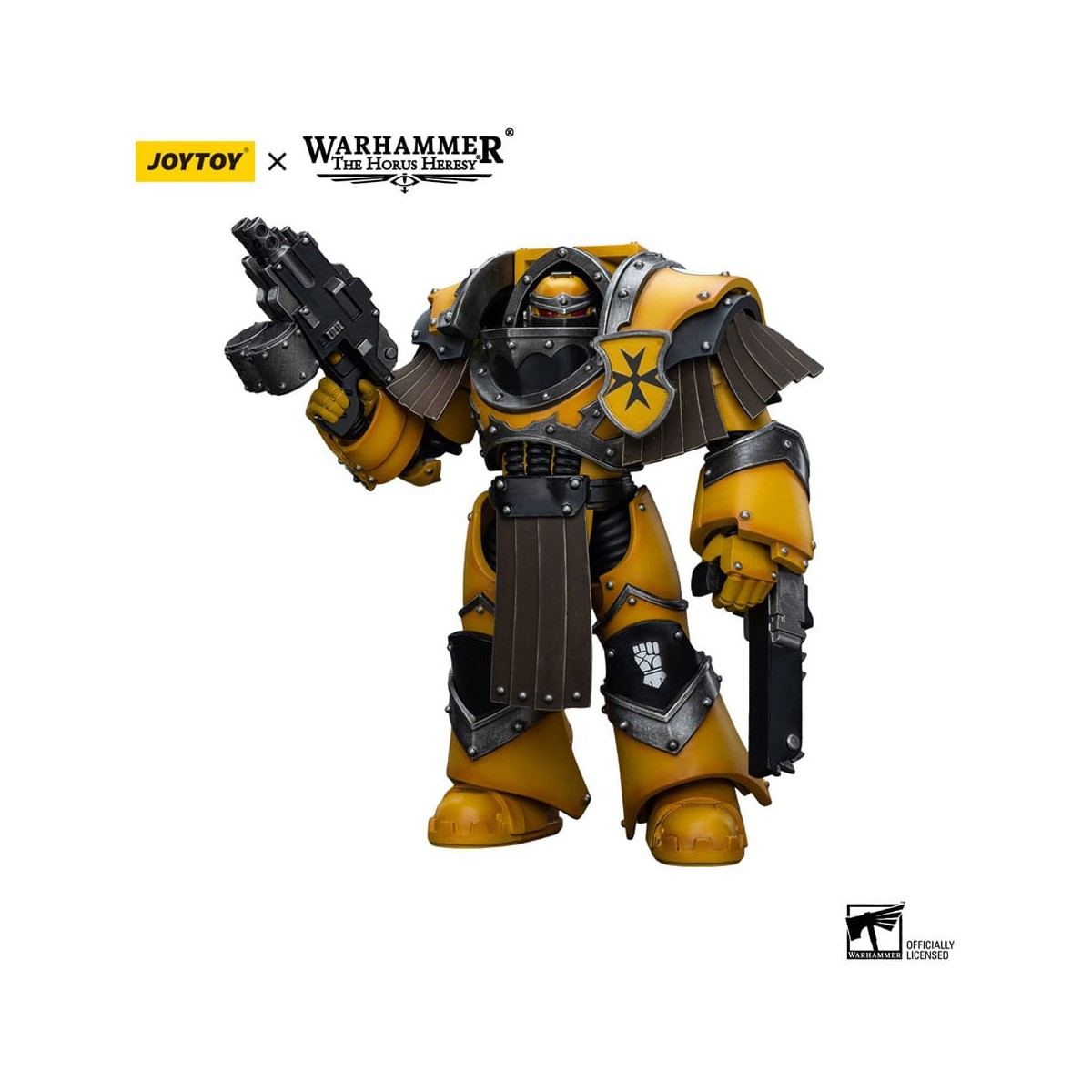 JoyToy Imperial Fists - Legion Cataphractii Terminator Squad - Legion Cataphractii with Chainfist 1/18