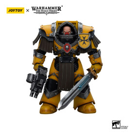 JoyToy Imperial Fists - Legion Cataphractii Terminator Squad - Legion Cataphractii with Power Sword 1/18
