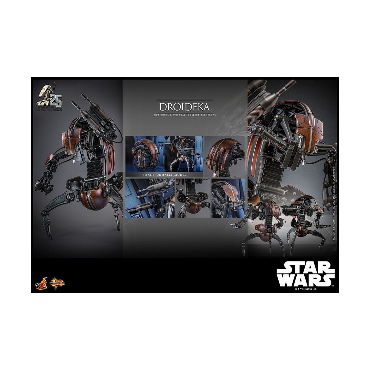 Hot Toys Star Wars The Phantom Menace - Droideka MMS 1/6
