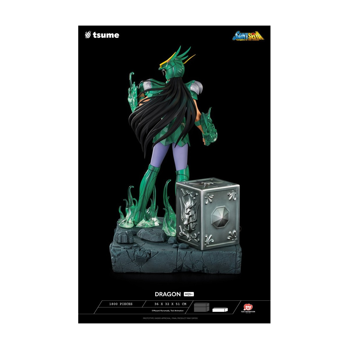 Tsume Statue HQS+ Saint Seiya - Shiryu of the Dragon V.1 1/4