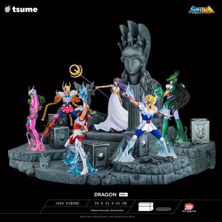 Tsume Statue HQS+ Saint Seiya - Shiryu of the Dragon V.1 1/4
