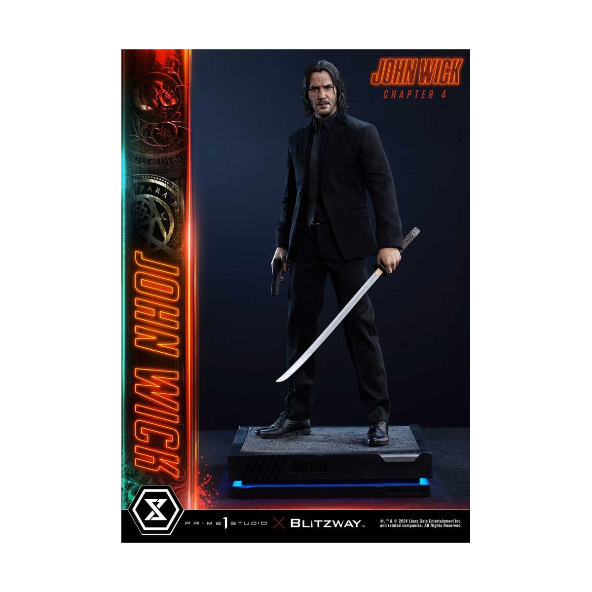 Prime 1 Studio - John Wick Chapter 4 Ultimate Premium Masterline Series 1/4 John Wick Deluxe Version