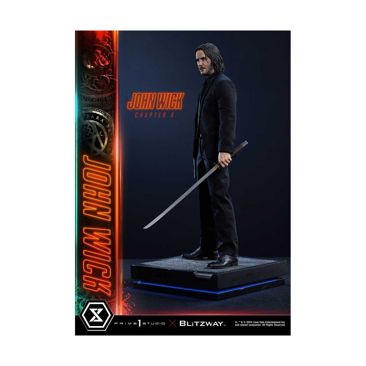 Prime 1 Studio - John Wick Chapter 4 Ultimate Premium Masterline Series 1/4 John Wick Deluxe Version