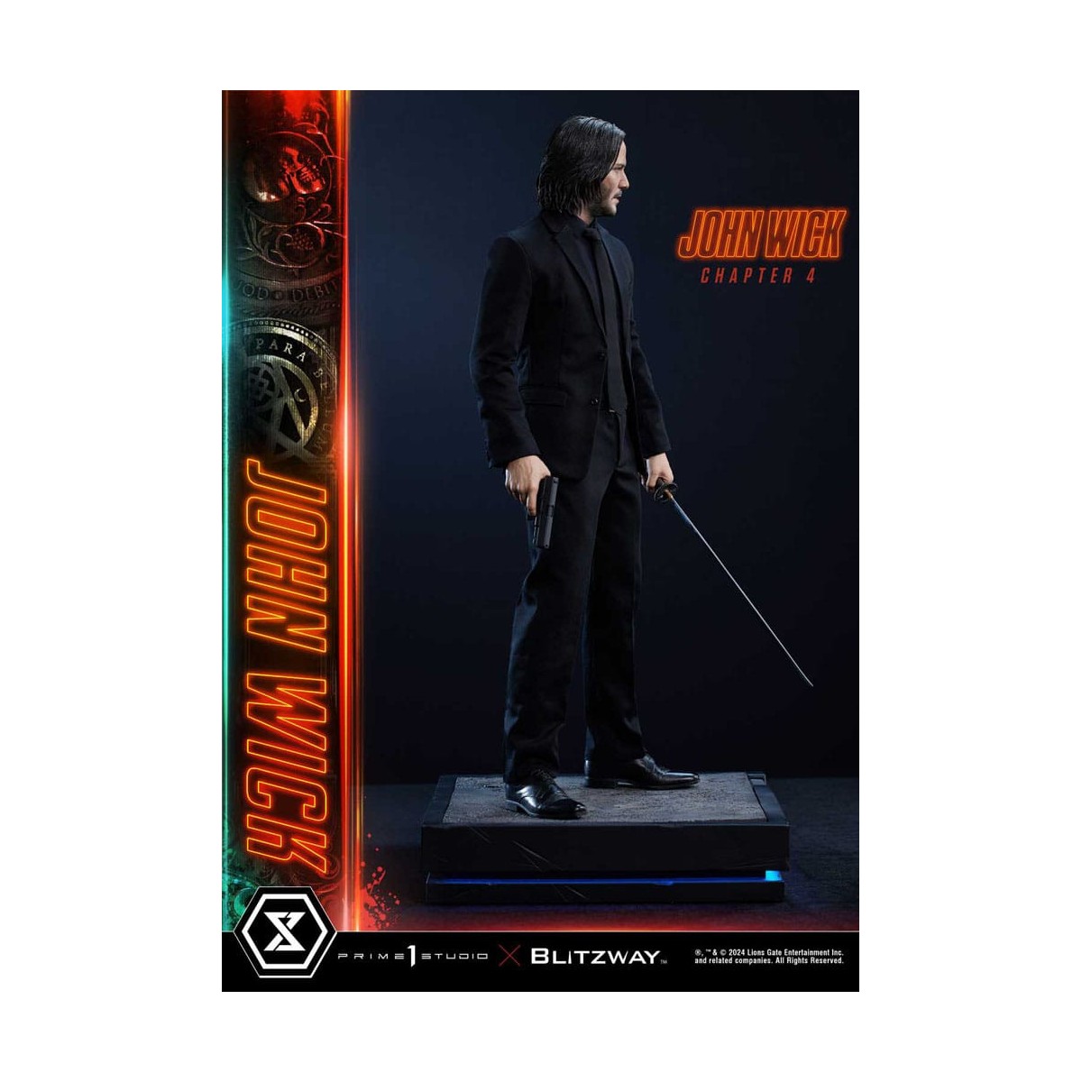Prime 1 Studio - John Wick Chapter 4 Ultimate Premium Masterline Series 1/4 John Wick Deluxe Version
