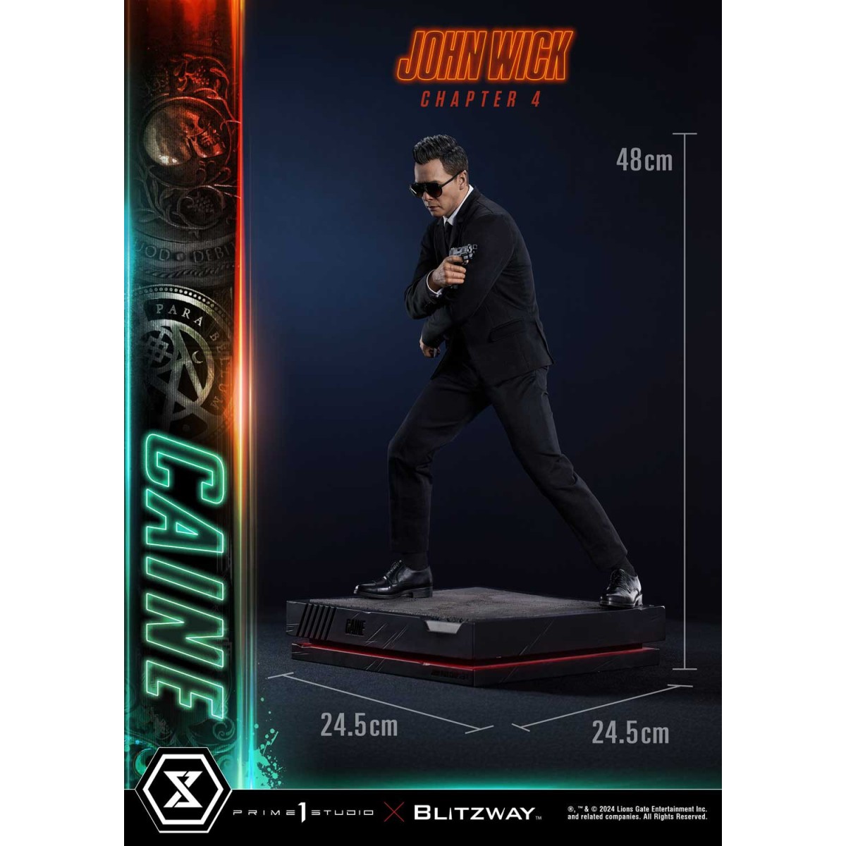 Prime 1 Studio - John Wick Chapter 4 Ultimate Premium Masterline Series 1/4 Caine Deluxe Version