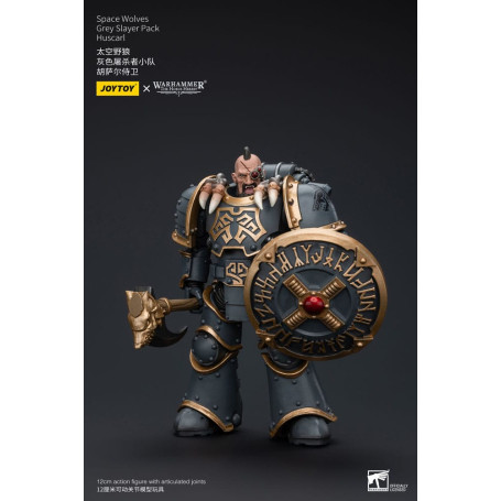 JoyToy Space Marines - Space Wolves - Grey Slayer Pack - Huscarl 1/18 - The Horus Heresy