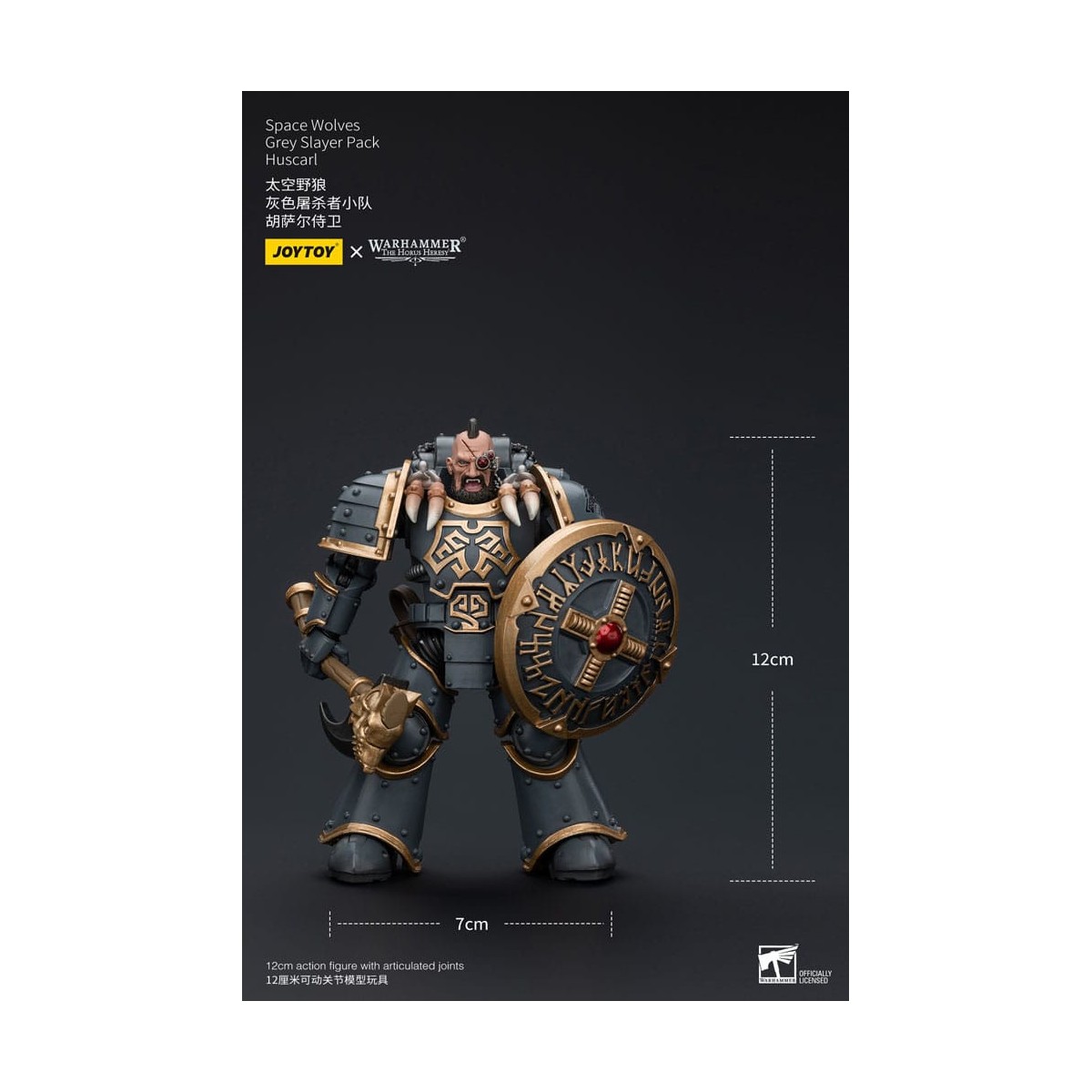 JoyToy Space Marines - Space Wolves - Grey Slayer Pack - Huscarl 1/18 - The Horus Heresy
