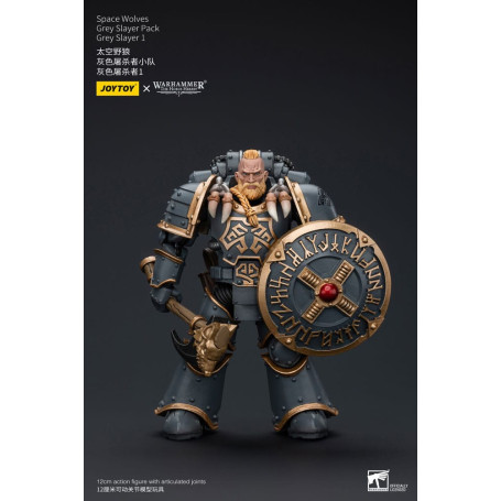 JoyToy Space Marines - Space Wolves - Grey Slayer Pack - Grey Slayer 1 1/18 - The Horus Heresy