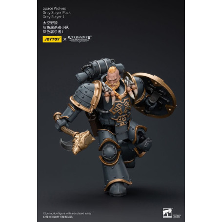 JoyToy Space Marines - Space Wolves - Grey Slayer Pack - Grey Slayer 1 1/18 - The Horus Heresy