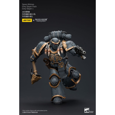 JoyToy Space Marines - Space Wolves - Grey Slayer Pack - Grey Slayer 1 1/18 - The Horus Heresy