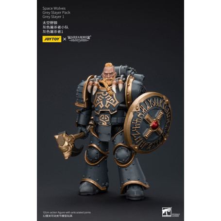 JoyToy Space Marines - Space Wolves - Grey Slayer Pack - Grey Slayer 1 1/18 - The Horus Heresy