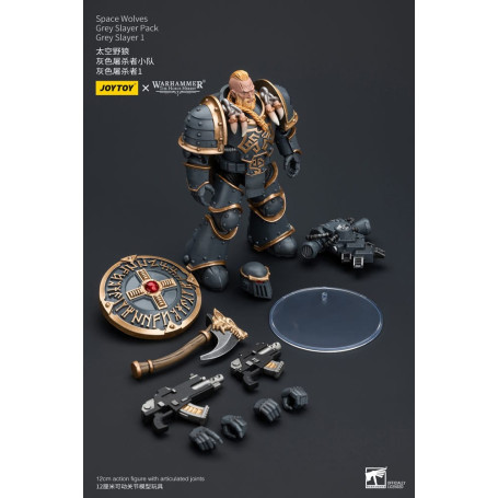 JoyToy Space Marines - Space Wolves - Grey Slayer Pack - Grey Slayer 1 1/18 - The Horus Heresy