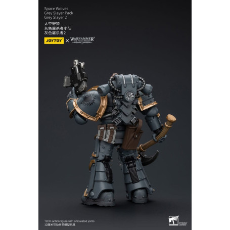 JoyToy Space Marines - Space Wolves - Grey Slayer Pack - Grey Slayer 2 1/18 - The Horus Heresy