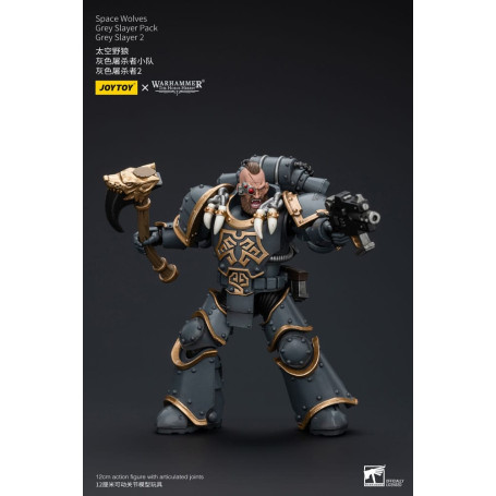 JoyToy Space Marines - Space Wolves - Grey Slayer Pack - Grey Slayer 2 1/18 - The Horus Heresy