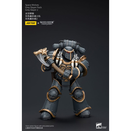 JoyToy Space Marines - Space Wolves - Grey Slayer Pack - Grey Slayer 2 1/18 - The Horus Heresy
