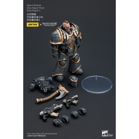 JoyToy Space Marines - Space Wolves - Grey Slayer Pack - Grey Slayer 2 1/18 - The Horus Heresy