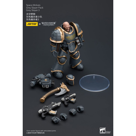 JoyToy Space Marines - Space Wolves - Grey Slayer Pack - Grey Slayer 3 1/18 - The Horus Heresy