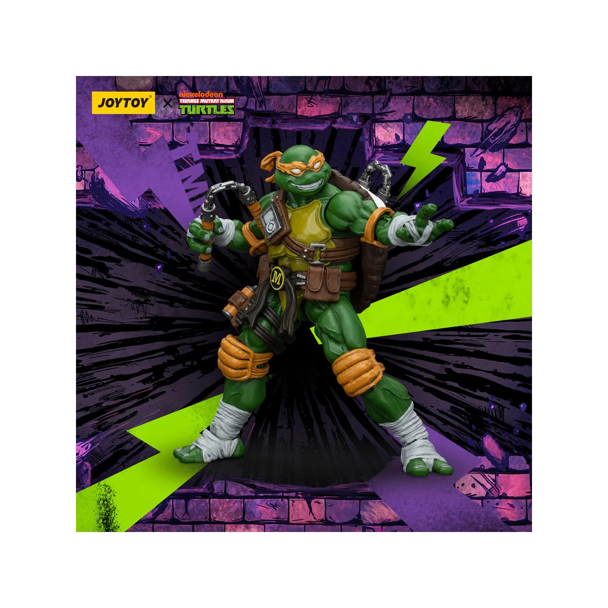 JoyToy TMNT - Michelangelo - Teenage Mutant Ninja Turtles 1/18