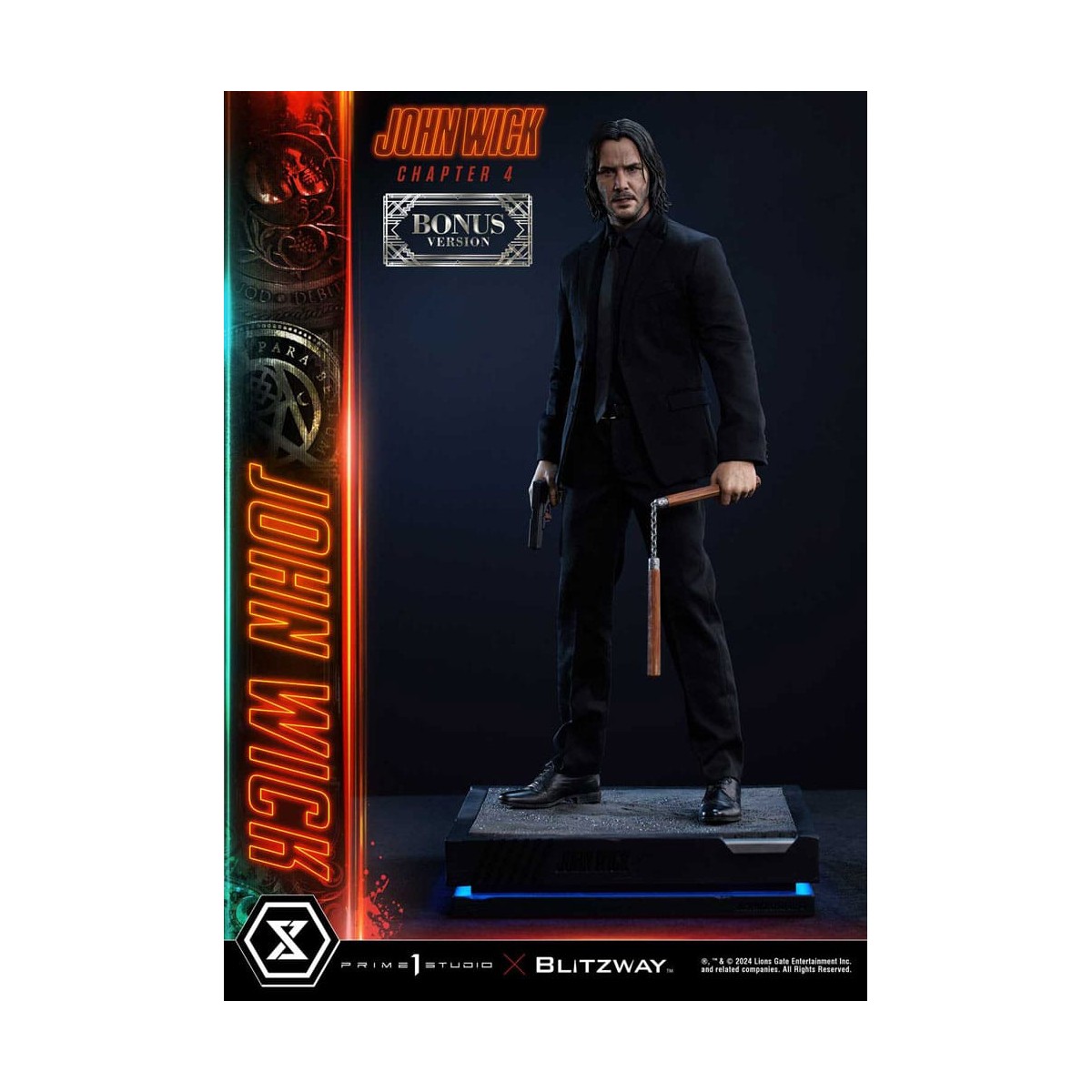 Prime 1 Studio - John Wick Chapter 4 Ultimate Premium Masterline Series 1/4 John Wick Deluxe Bonus Version