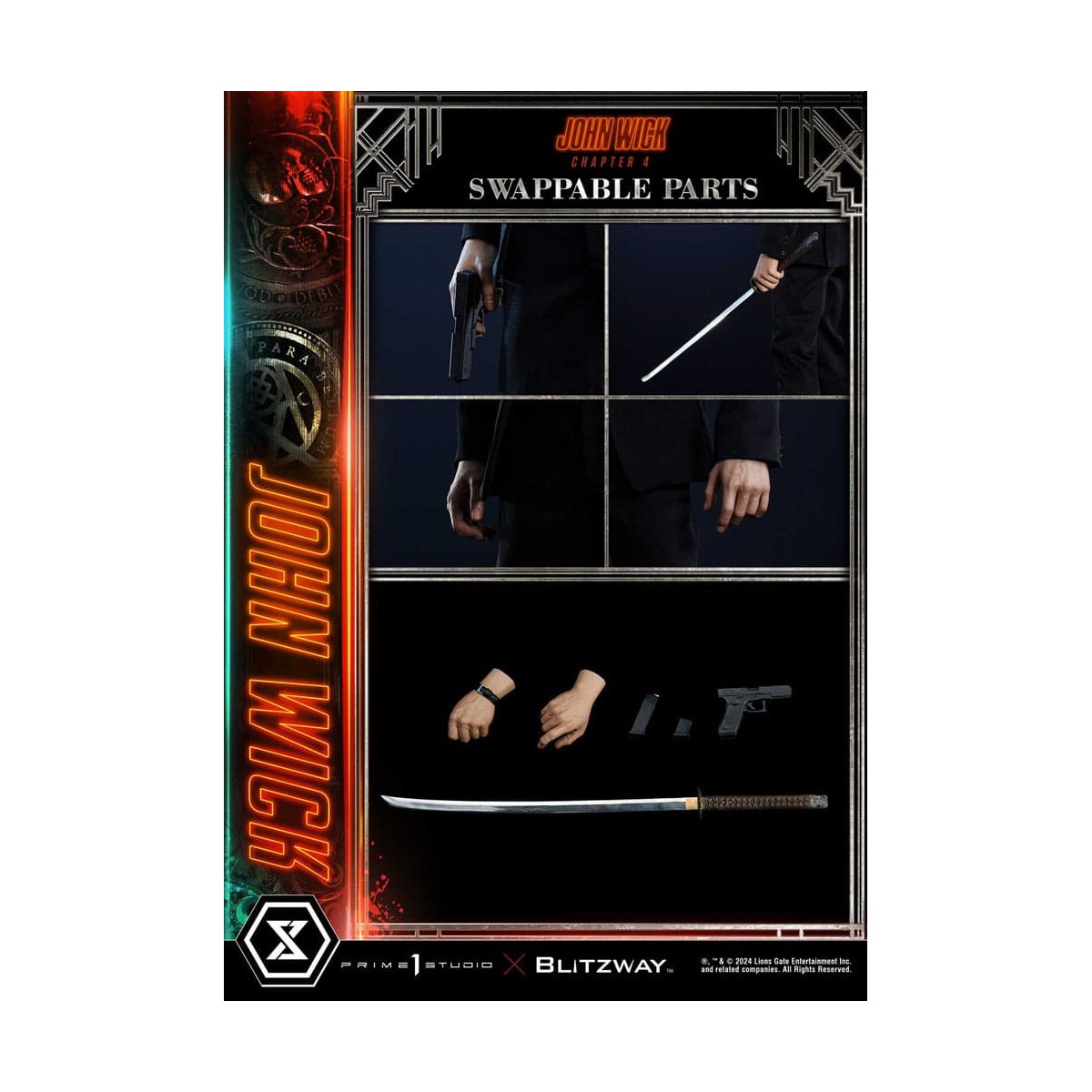 Prime 1 Studio - John Wick Chapter 4 Ultimate Premium Masterline Series 1/4 John Wick Deluxe Bonus Version