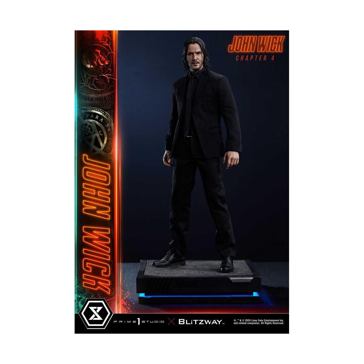 Prime 1 Studio - John Wick Chapter 4 Ultimate Premium Masterline Series 1/4 John Wick Deluxe Bonus Version