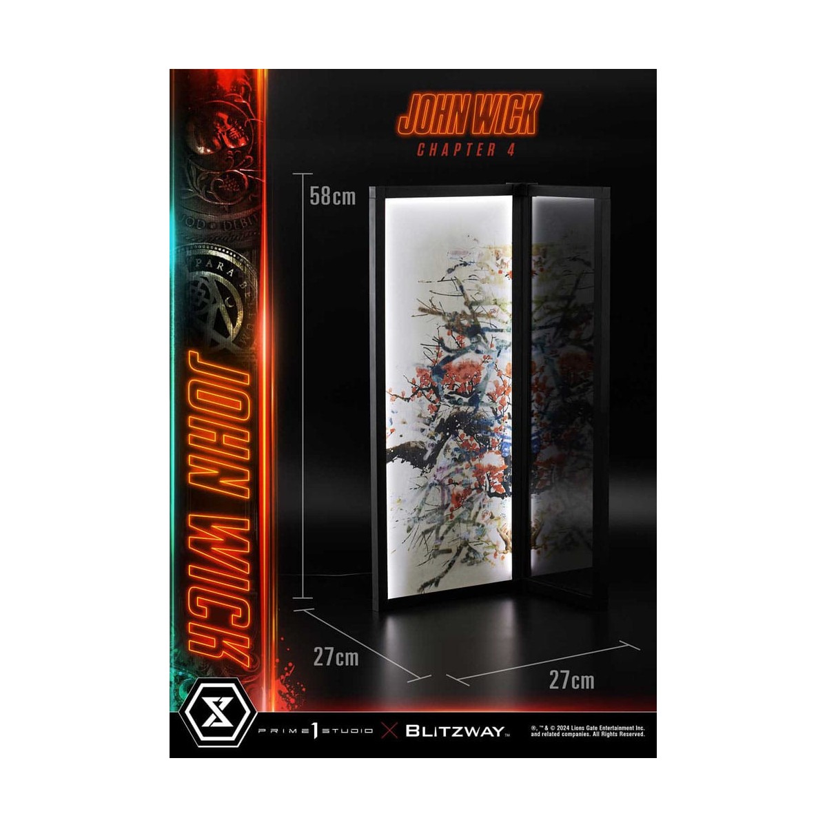 Prime 1 Studio - John Wick Chapter 4 Ultimate Premium Masterline Series 1/4 John Wick Deluxe Bonus Version