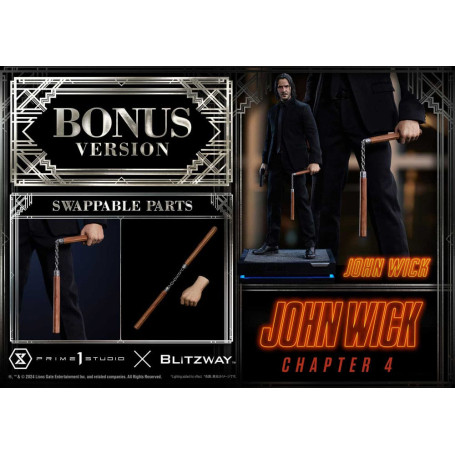 Prime 1 Studio - John Wick Chapter 4 Ultimate Premium Masterline Series 1/4 John Wick Deluxe Bonus Version