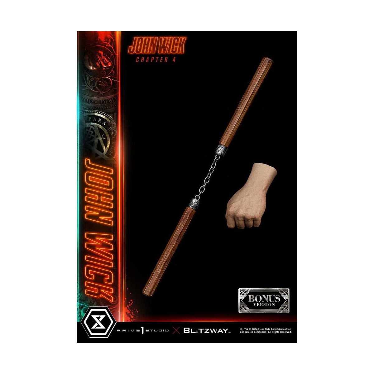 Prime 1 Studio - John Wick Chapter 4 Ultimate Premium Masterline Series 1/4 John Wick Deluxe Bonus Version
