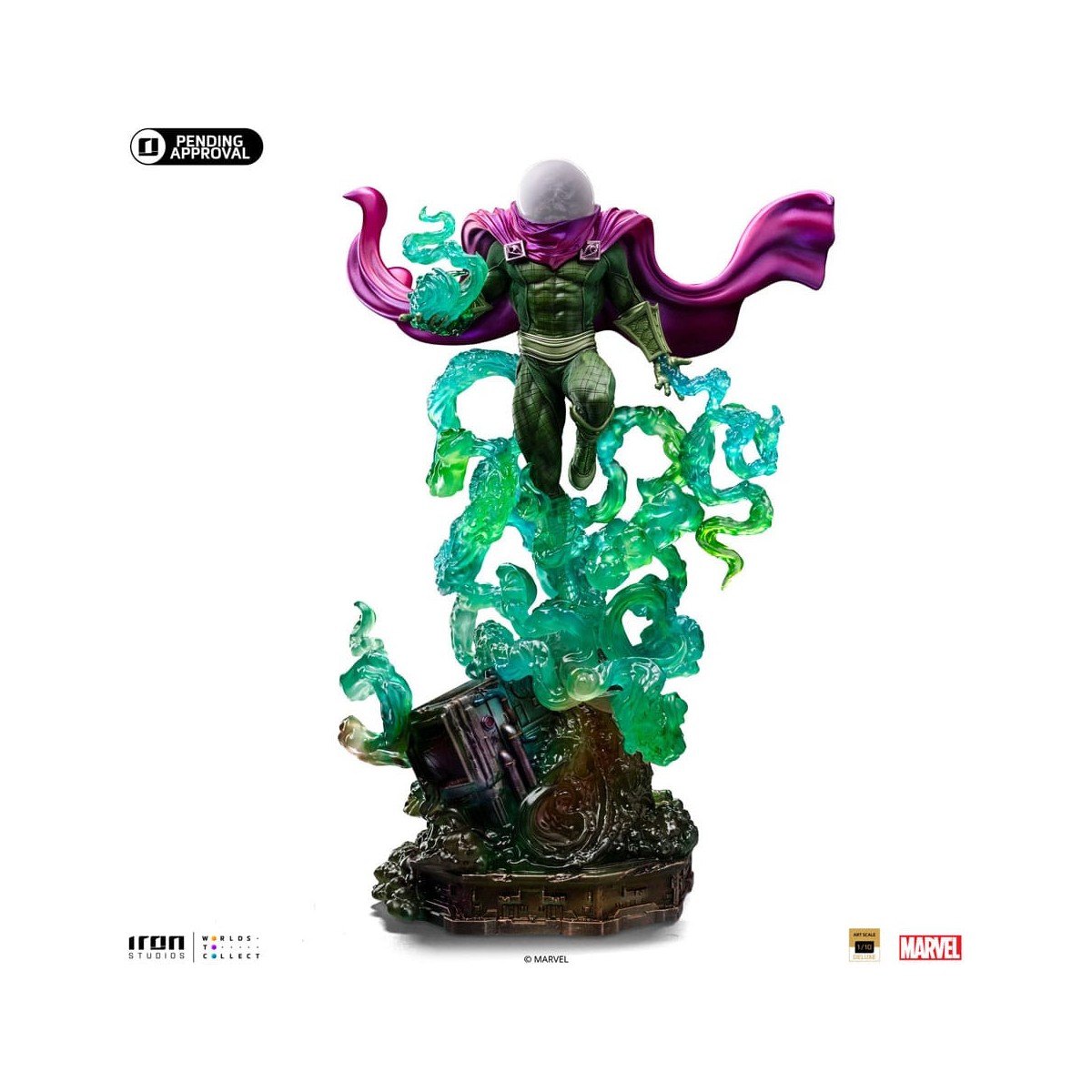 Iron Studios Marvel Comics - Spider-Man Vs Villains Mysterio Deluxe Art Scale