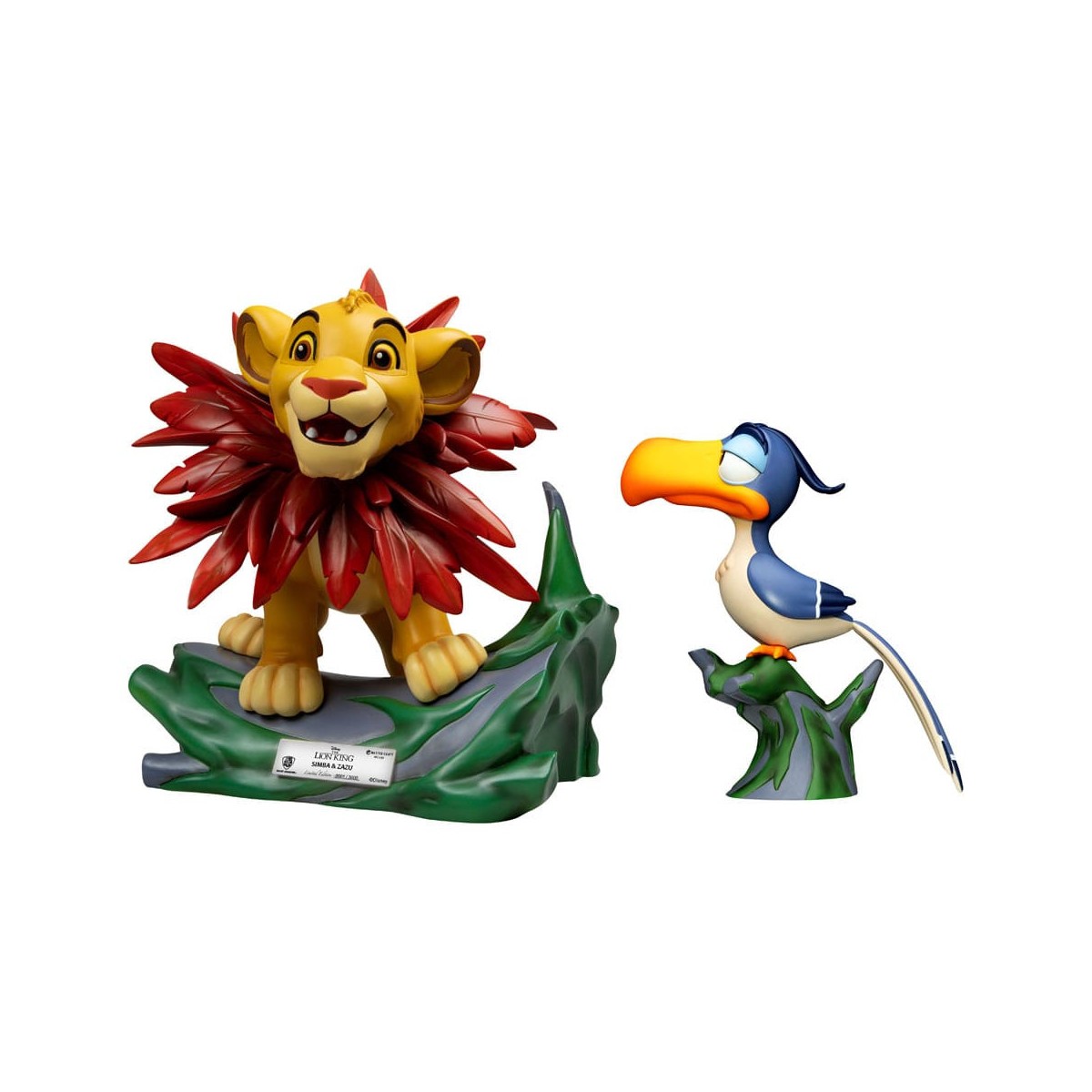 Disney - Beast Kingdom Master Craft Little Simba & Zazu - The Lion King