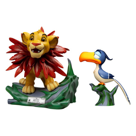 Disney - Beast Kingdom Master Craft Little Simba & Zazu - The Lion King