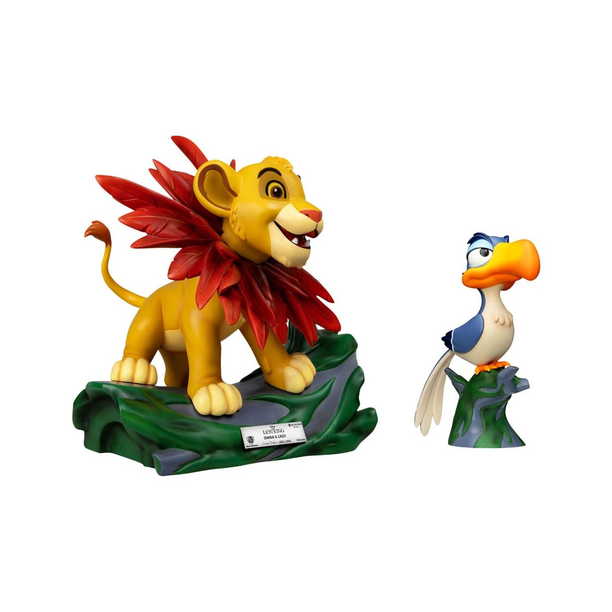 Disney - Beast Kingdom Master Craft Little Simba & Zazu - The Lion King