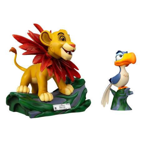 Disney - Beast Kingdom Master Craft Little Simba & Zazu - The Lion King
