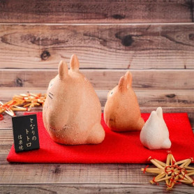 Maison Ghibli - Three Totoro Shigaraki Statuettes - My Neighbor Totoro