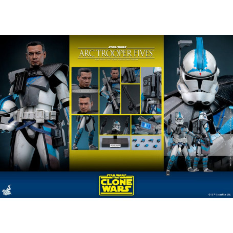 Hot Toys Star Wars - Clone Trooper Five - The Clone Wars 1/6