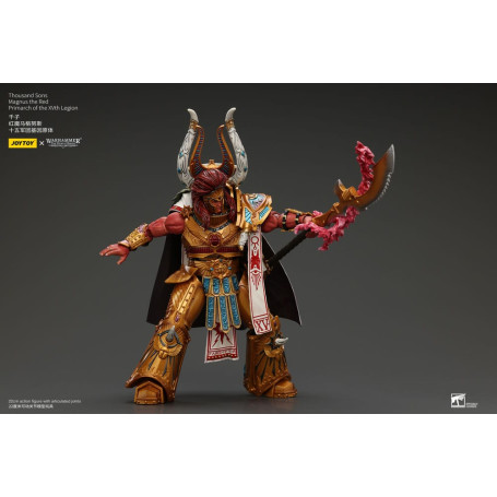 JoyToy Space Marines - Thousand sons Magnus the Red Primarch of the XVth Legion - 1/18 - Warhammer The Horus Heresy