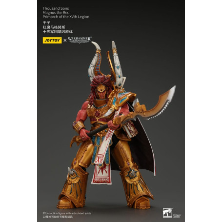 JoyToy Space Marines - Thousand sons Magnus the Red Primarch of the XVth Legion - 1/18 - Warhammer The Horus Heresy