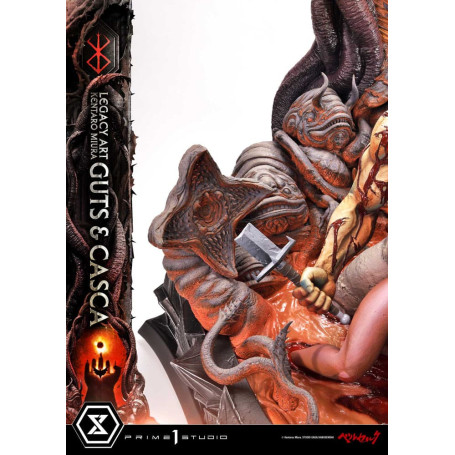 Prime 1 Studio Berserk - Kentaro Miura Legacy Art Berserker GUTS & CASCA 1/6 Scale Statue Bonus Version