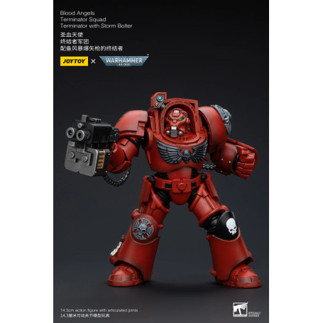 JoyToy Space Marines - Blood Angels Terminator Squad - Terminator with Teleport Homer 1/18 - Warhammer 40K