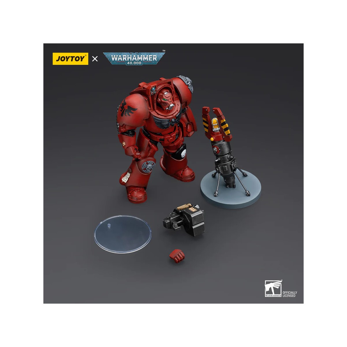 JoyToy Space Marines - Blood Angels Terminator Squad - Terminator with Teleport Homer 1/18 - Warhammer 40K