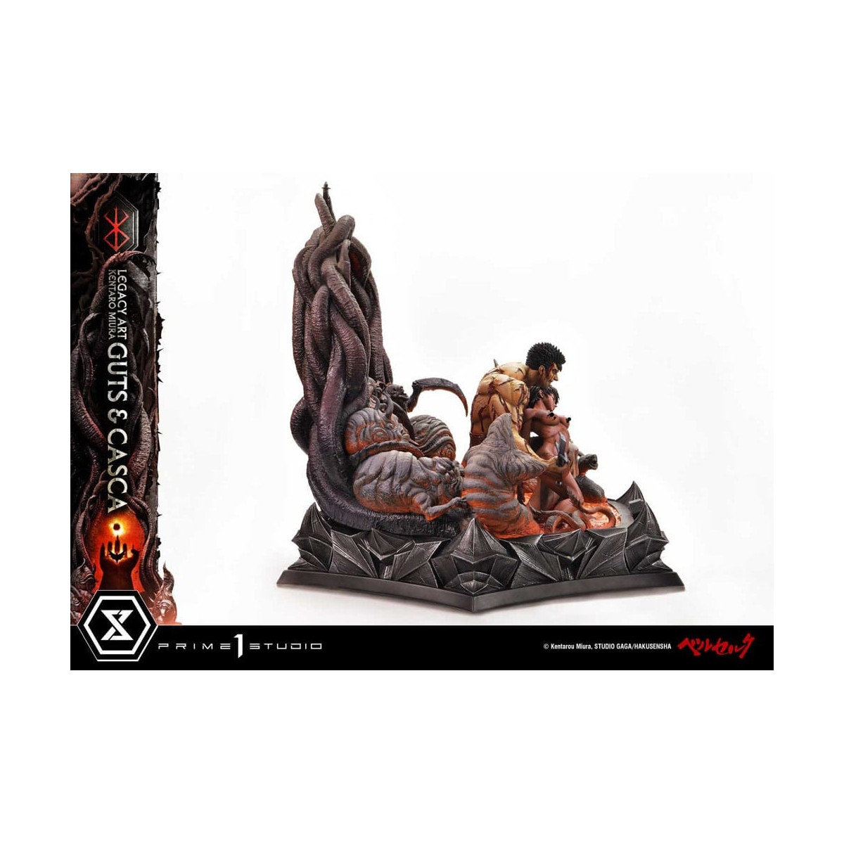 Prime 1 Studio Berserk - Kentaro Miura Legacy Art Berserker GUTS & CASCA 1/6 Scale Statue