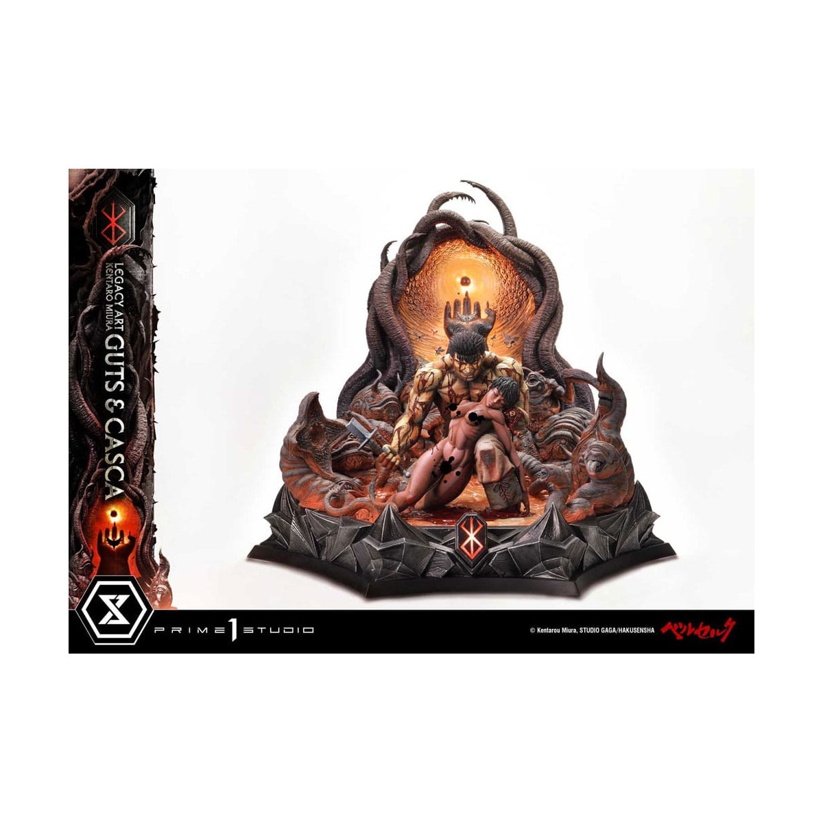 Prime 1 Studio Berserk - Kentaro Miura Legacy Art Berserker GUTS & CASCA 1/6 Scale Statue