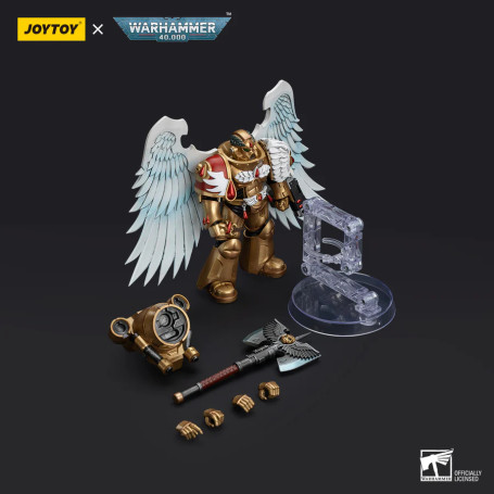 JoyToy Space Marines - Blood Angels Sanguinary Guard - Sanguinary Guard with Axe 1/18 - Warhammer 40K