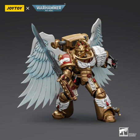 JoyToy Space Marines - Blood Angels Sanguinary Guard - Sanguinary Guard with Power Sword 1/18