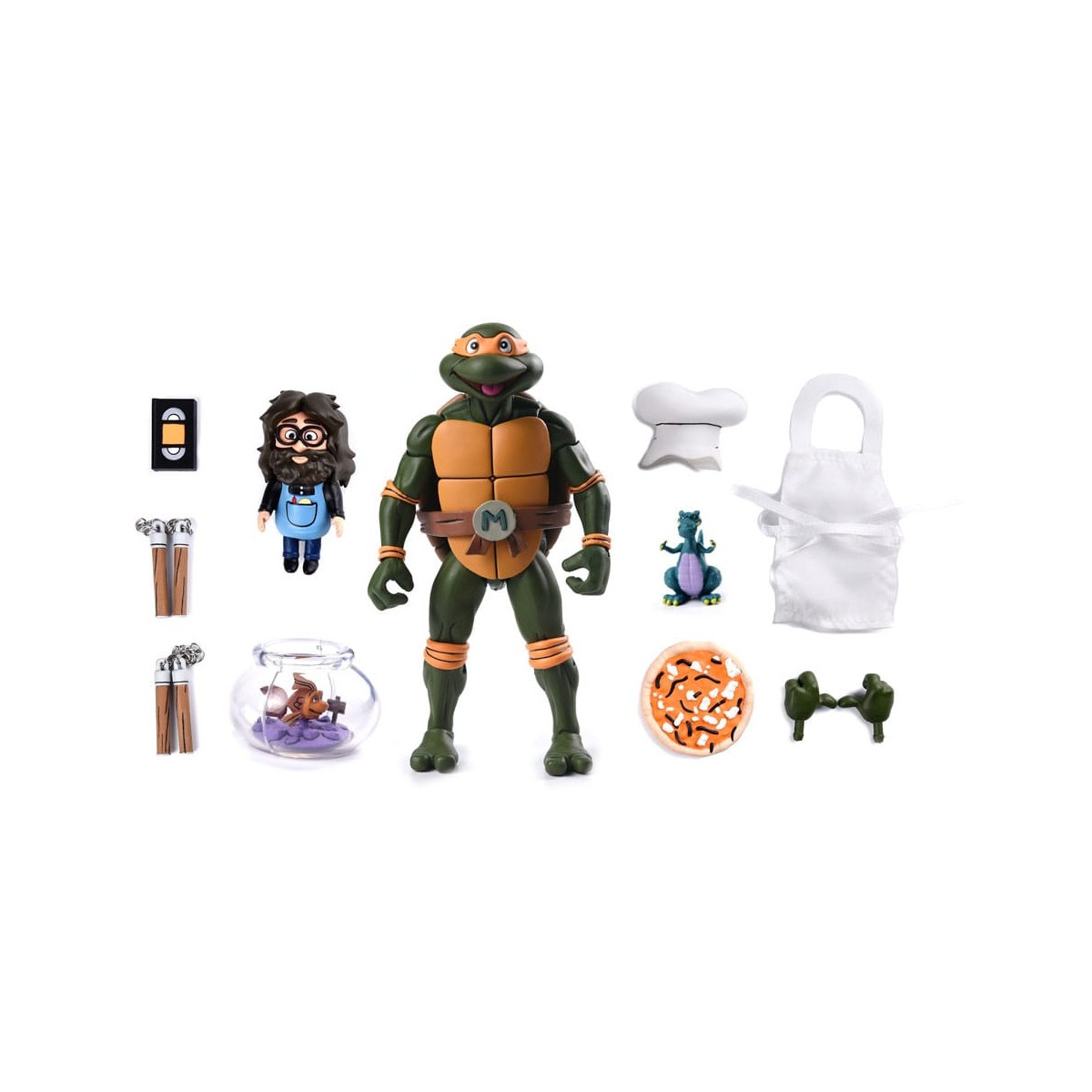 NECA - Ultimate Michelangelo VHS - TMNT Cartoon