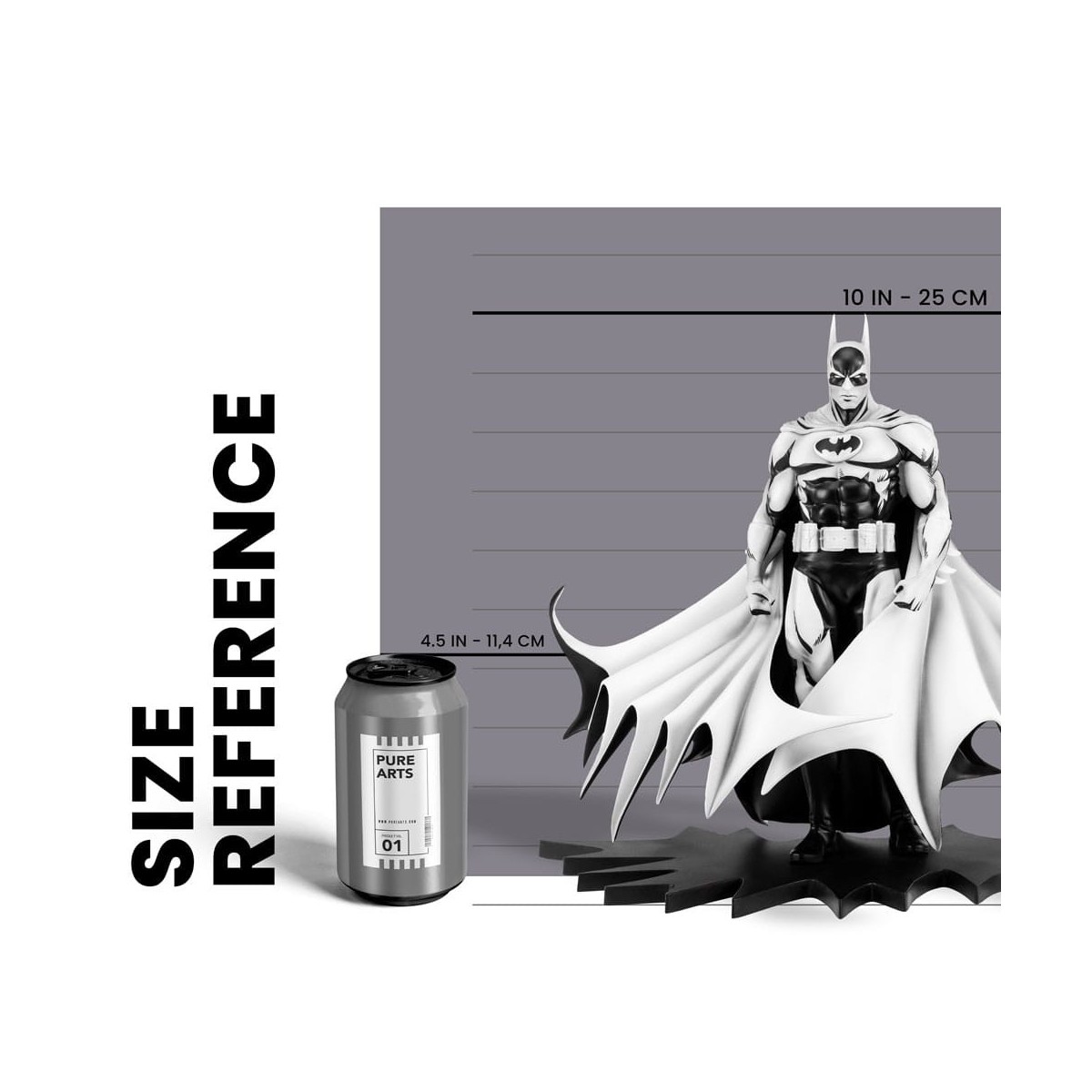 Pure Arts - PX Statuette - Batman Black & White Version 1/8